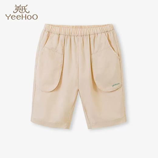 英氏男童七分裤2023新款夏季薄款休闲时尚儿童裤子YRKZJ2P350A 商品图0