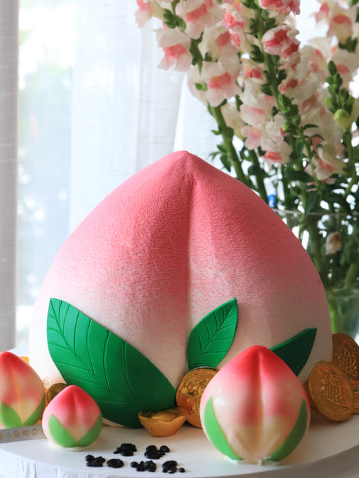 大寿桃蛋糕 商品图1