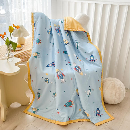 【梦回童年！幼儿园儿童夏被】可水洗，亲肤被子，柔软舒适，贴身呵护，可爱卡通图案，轻薄透气，童被宝宝午休被夏凉被卡通可爱薄被子单人夏凉 商品图7