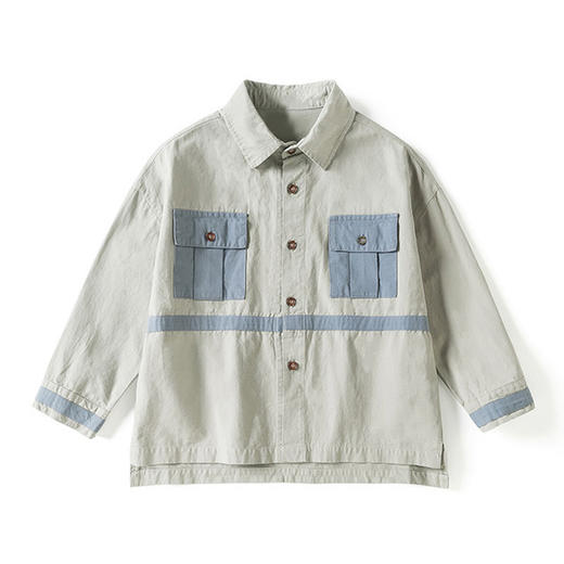 裁缝学苑 TG29儿童衬衫春秋装工装上衣外套11服装裁剪图牛皮纸样 商品图3