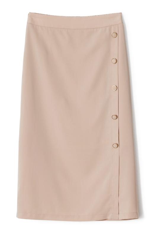 LNNNS 纽扣装饰直筒半身裙 9096 商品图4