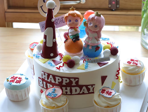 星球公主星球王子+6个纸杯蛋糕 商品图0