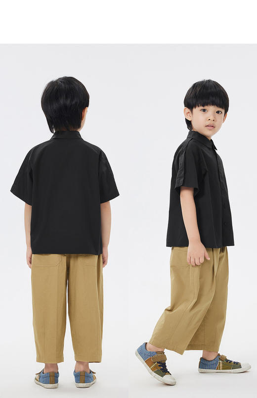 jnby  23年夏款  斜纹棉布九分裤  1N5E13830 商品图5