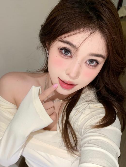 【半年抛中直径】WOOLILENS-银色山泉-14.2mm【半年抛 0-800度 无525/575】 商品图2