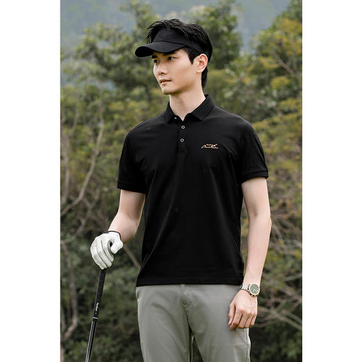 【断码清仓】HX 夏季翻领短袖T恤Y102320043101POLO杉 商品图0