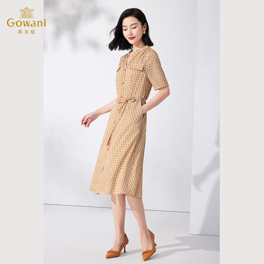 乔万尼19mm真丝蚕桑丝连衣裙新款高端ET2E251 商品图1