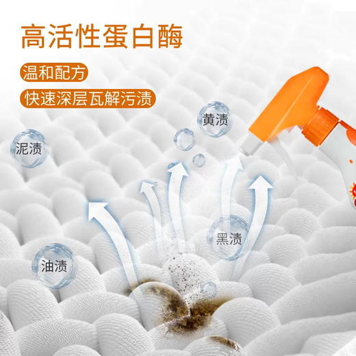 ST小白鞋清洁剂240ml/112456 喷雾洗剂细腻泡沫清洁 商品图1