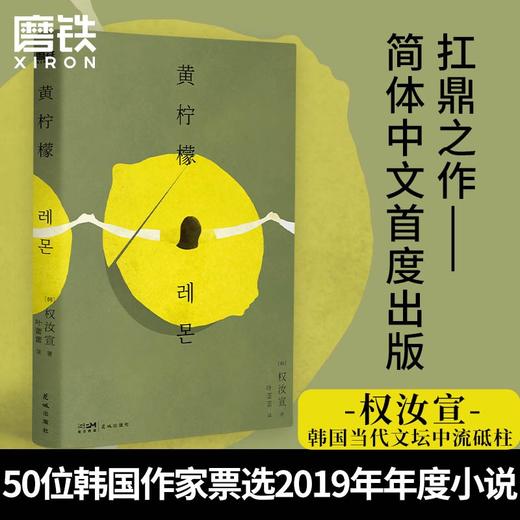 黄柠檬 50位作家票选出的2019韩国年度小说 商品图0