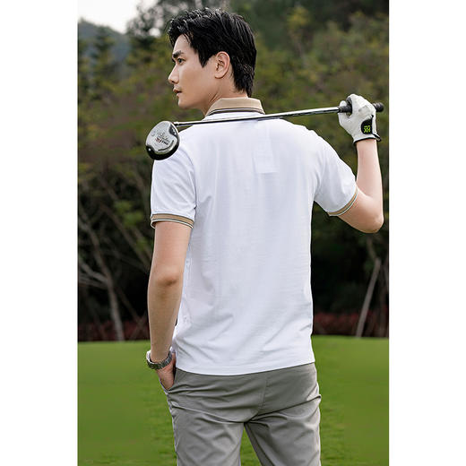 【断码清仓】HX 夏季翻领短袖T恤Y102320184101POLO杉 商品图3