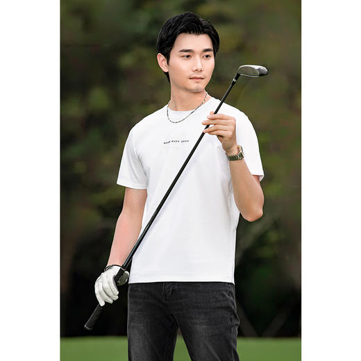 【断码清仓】HX 夏季圆领短袖T恤Y102320028101/02 商品图0