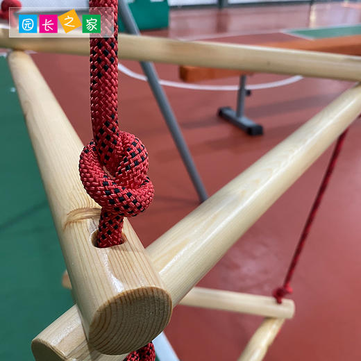 四层攀爬棍梯绳梯秋千玩具幼儿园体适能教具早教儿童感统训练器材 商品图2