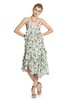 DONG DE XI 橄榄枝印花吊带连衣裙 2701 商品缩略图1