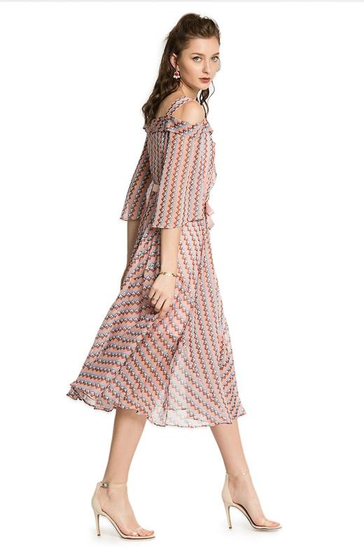 NOIR 几何印花吊带连衣裙 2912 商品图1