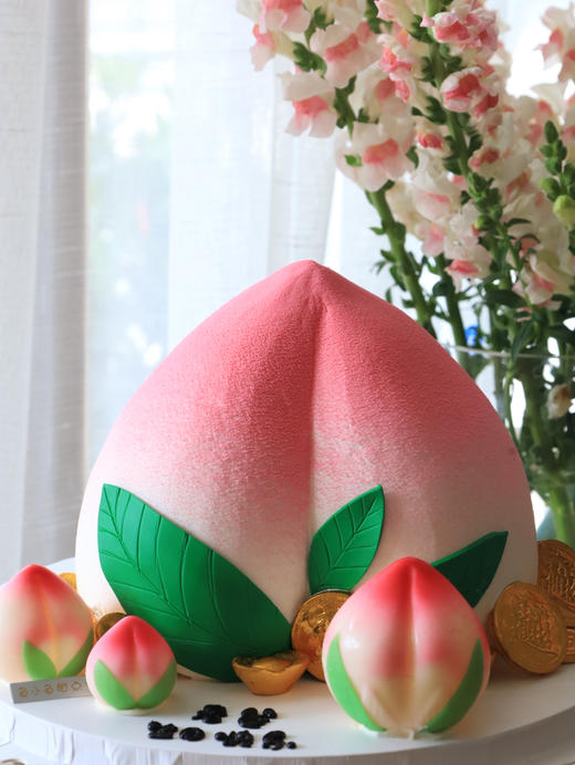 大寿桃蛋糕 商品图0