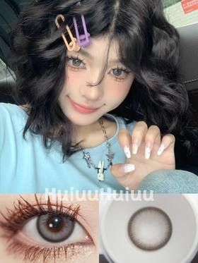 【半年抛中直径】WOOLILENS-银色山泉-14.2mm【半年抛 0-800度 无525/575】