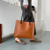 【名不虚传❗️新款纯色简约托特包】质量优越大容量包包，百搭不凡，容量十足，洋气单肩包女纯色手提包 商品缩略图2