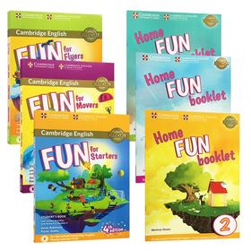 新版fun for starters movers flyers儿童听说读写cambridge english剑桥少儿英语yle官方考试教材