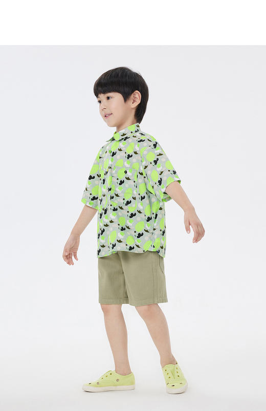 jnby  23年夏款   全棉轻薄细腻短袖衬衣  1N5214130 商品图4