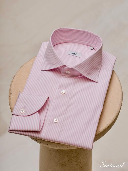 100Hands 粉色条纹海岛棉衬衫 Alumo 商品图0