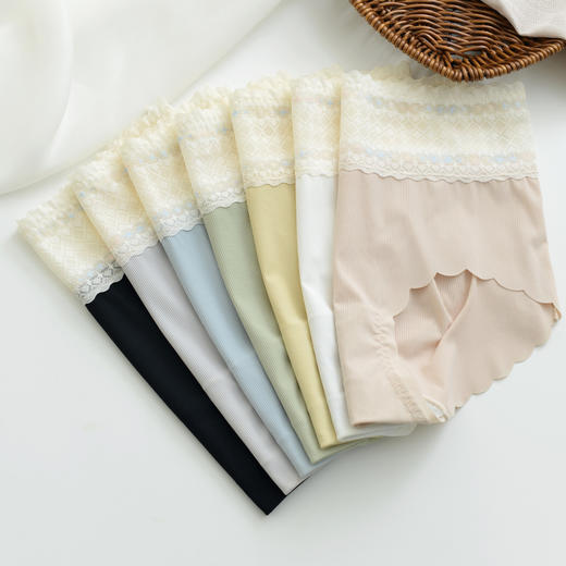【中高腰蕾丝无痕内裤6条】5A抗菌底档 亲肤透气 不夹臀 不卡档 轻松贴身 工厂直发 22023 商品图3
