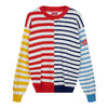 KENZO 高田贤三  男士棉质针织印花字母logo花色卫衣休闲条纹毛衣 FD55PU3703CN 商品缩略图0