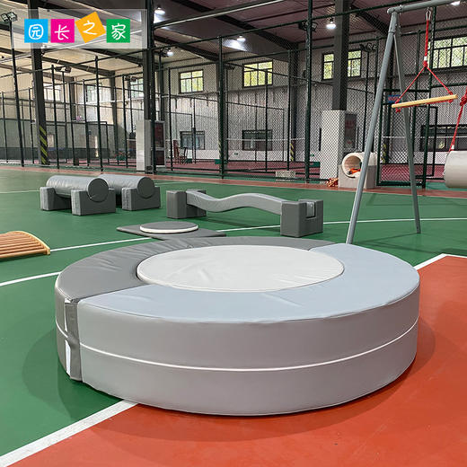 软体大圆环正负极儿童体适能S平衡木幼儿园半月环垫感统训练器材 商品图3