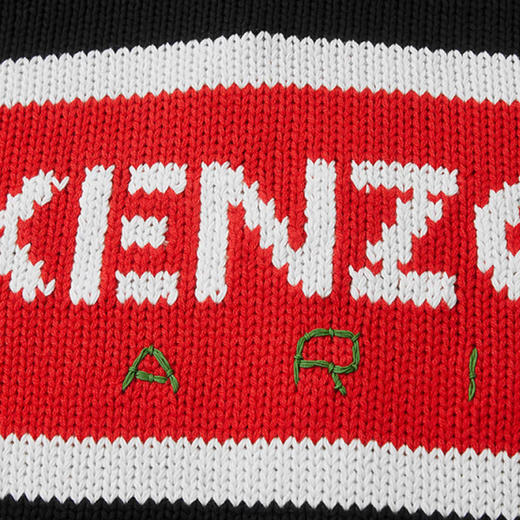 KENZO 高田贤三 新款女装Logo嵌花针织卫衣圆领运动衫FD52PU3853LA 商品图4