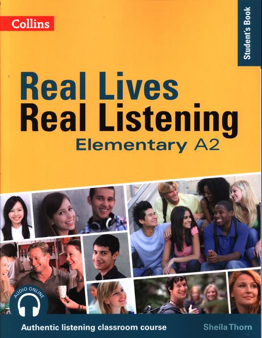 原版进口 柯林斯听力训练Collins Real Lives Real Listening初级中级高级B2+ 带音频 商品图1