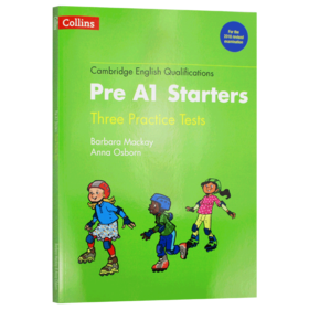 Collins柯林斯 剑桥少儿英语一级测试题 英文原版 Practice Tests for Pre A1 Starters 英文版 进口原版英语考试书