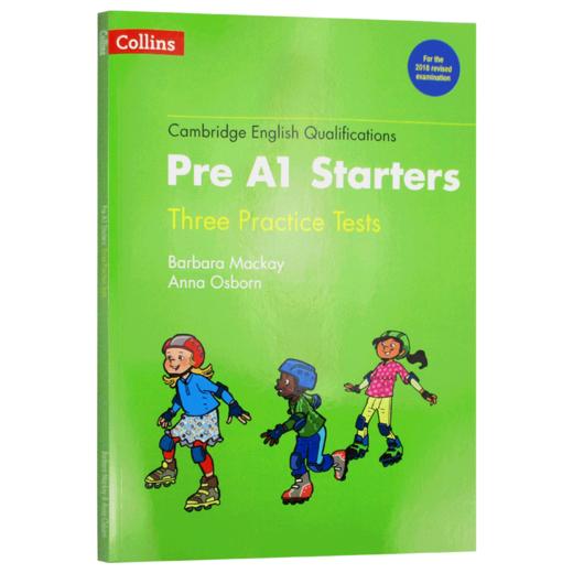 Collins柯林斯 剑桥少儿英语一级测试题 英文原版 Practice Tests for Pre A1 Starters 英文版 进口原版英语考试书 商品图0