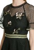 SUMMER & SAGE 黑色半透明绣花连衣裙 2883 商品缩略图5