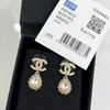 CHANEL香奈儿双c水滴状耳钉耳环 商品缩略图5