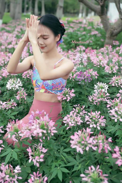 爆款好货 水滴细带短背心-蔚蓝曼陀罗 商品图7