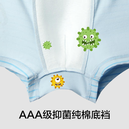 有棵树纯棉儿童内裤3条装C-U1016 商品图4