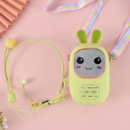 2023年新款儿童便携式兔子卡拉OK音乐音响话筒一体麦克风女孩唱歌 商品图4