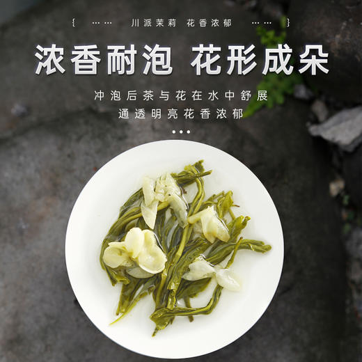川红茶业 茉莉花茶散装浓香型绿茶叶浓香耐泡花毛峰250g 商品图3