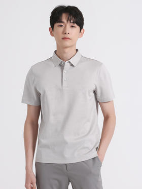 callisto卡其色丝绵T恤 SSTSS159C