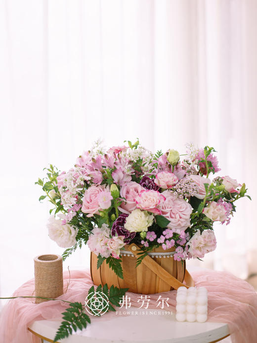 母亲节挚爱花篮（粉色系） 商品图2