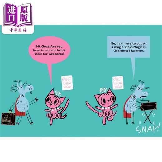 【中商原版】Bob Shea：Ballet Cat What's Your Favorite Favorite? (Ballet Cat, 3)桥梁漫画书：芭蕾猫3 英文原版 漫画故事 商品图1