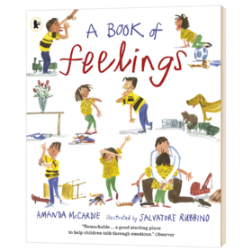 情绪绘本 英文原版 A Book of Feelings 儿童情感 心理健康 情绪表达宣泄 英文版进口原版英语书籍