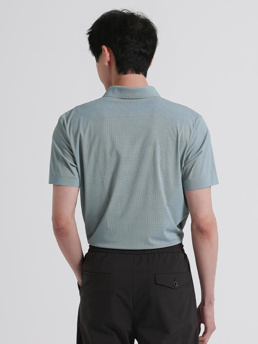 callisto绿色小千鸟格混纺衬衫 SSTSS205T 商品图2