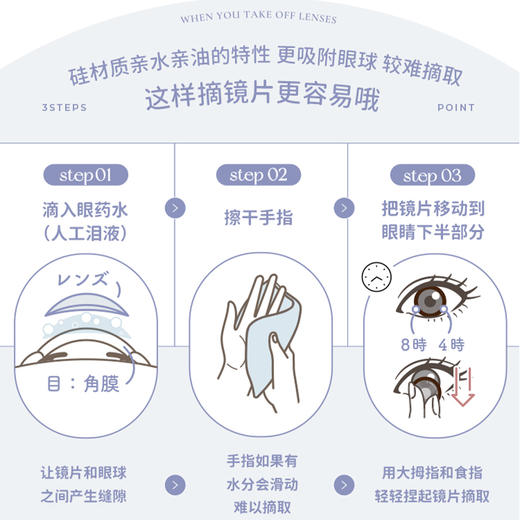 LARME硅水凝胶187高透氧日抛新三色 商品图6