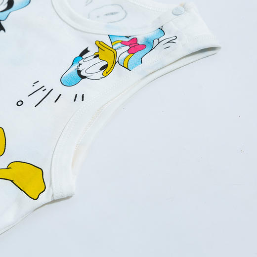 迪士尼童装 男童唐老鸭卡通背心T恤夏季新款俏皮印花短袖 商品图4