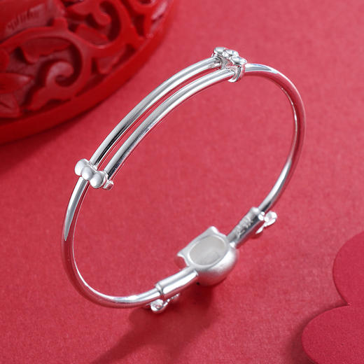 子佩集S990银天使KT猫童镯【MY-SY-001】2304 商品图3