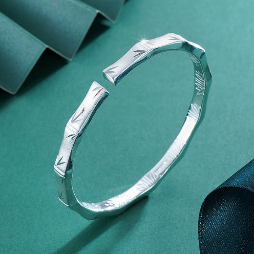 子佩集S999银【清风雅竹】手镯【YHSZ096】2304 商品图3