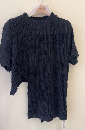 【门店同款】夏季下摆不规则波纹T 150773957