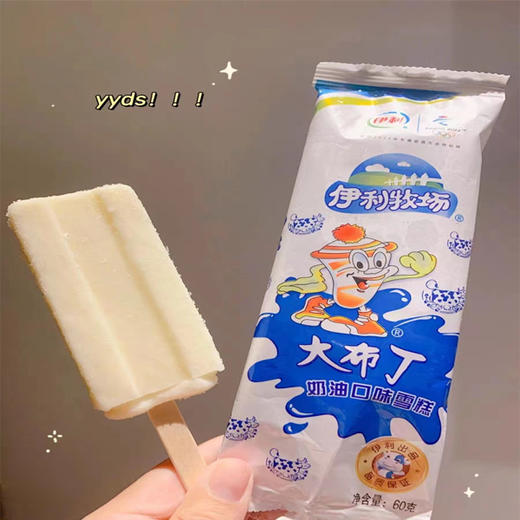 【28元/箱】伊利大布丁奶油口味雪糕60g（1*40支）080142801 商品图0