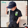 迪士尼童装 米奇宽松短袖夏季新款学院风衬衫男童翻领帅气上衣 商品缩略图0