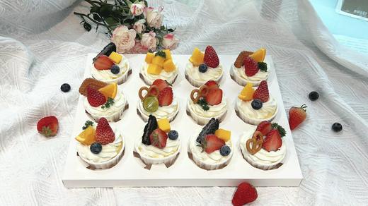 下午茶甜品纸杯小蛋糕12个（12个一盒） 龙华区免配送，其他区详情咨询客服 商品图0