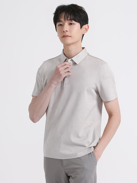 callisto卡其色丝绵T恤 SSTSS159C 商品图1